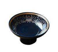 Piatto da Portata di Frutta Piatto da frutta Zen cinese Piatto da spuntino a piede alto Tributo in ceramica Piatto da offerta al Buddha Piatto da frutta secca for spuntino domestico Piatti di Frutta(A