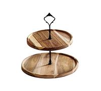 Piatto da Portata di Frutta Piatto di frutta in legno Rinfresco multistrato Piatto di frutta secca Vassoio for snack Vassoio for snack da tavola for tè pomeridiano in legno massello a doppio strato Pi