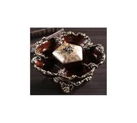 Piatto da Portata di Frutta Piatto di frutta in stile europeo, piatto di caramelle retrò for soggiorno, grande piatto di frutta secca for uso domestico, decorazione da tavolo, ornamenti, piatto di fru