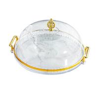 Piatto da Portata di Frutta Vassoio for frutta, piatto for torta con coperchio, piatto for degustazione di frutta da dessert con coperchio, vassoio for esposizione di torte di compleanno Piatti di Fru