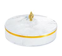 Piatto da Portata di Frutta Vassoio for frutta, scatola for caramelle, uso domestico, con coperchio, vassoio for frutta, vassoio for snack, scatola for frutta secca, scatola for conservare le noci Pia