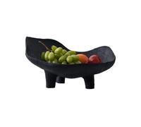 Piatto da Portata di Frutta Vassoio portaoggetti in resina con vassoio for frutta retrò a tre gambe for la ciotola di frutta for feste di vassoio di caramelle for la casa Piatti di Frutta