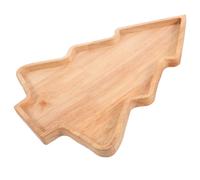 Piatto da portata natalizio Vassoio da portata in legno a forma di albero di