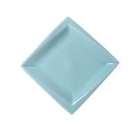 Piatto da portata per la casa in ceramica Celadon, piatto irregolare creativo, piatto da cucina occidentale, personalità, resistente al calore(G Width 25.8cm)