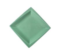Piatto da portata per la casa in ceramica Celadon, piatto irregolare creativo, piatto da cucina occidentale, personalità, resistente al calore(F Width 25.8cm)