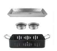 Piatto da portata per pesce, piatto multifunzione per pesce alla griglia,