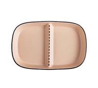 piatto da portata, Piatti da portata divisi, Piatto di controllo della dieta(Khaki,Rectangle)