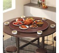 Piatto da portata rotondo in legno girevole a 360°, diametro 50-100 cm, perfetto per condividere facilmente il cibo durante riunioni di famiglia e cene