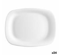 Piatto da pranzo Bormioli Parma Rettangolare [24 Unità] [18 x 21 cm]