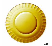 Piatto da pranzo Duralex Picardie Cristallo Ambra Ø 23 cm [48 Unità]