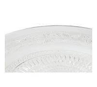 Piatto da pranzo Home ESPRIT Trasparente Cristallo 33 x 33 x 9,4 cm