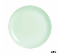 Piatto da pranzo Luminarc Diwali Paradise Verde Vetro 25 cm [24 Unità]