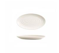 Piatto da pranzo Piatti Cucina per la casa Pesce al vapore Piatto bianco Antipasto in ceramica Piatto principale Ovale Cena Dessert Torta Ristorante Stoviglie Piatto Piatto Impilabile Piatti da Cena