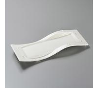 Piatto Da Servire Con Motivo A Pois Luster Wave - Mino Ware Fatto In Giappone