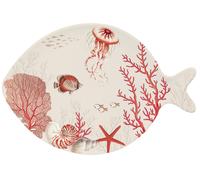 Piatto Da Servire REEF A Forma Di Pesce 27x19cm EASY LIFE