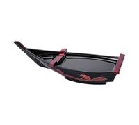 Piatto da sushi a forma di nave Vassoio da portata per sashimi creativo per alimenti con texture per uso domestico e ristorante Piatto per sushi