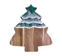Piatto da Sushi Giapponese a Forma di Albero di Natale, Tagliere da Cucina, Vassoio da Portata Multifunzionale per Decorazioni Natalizie di Hotel e ristoranti