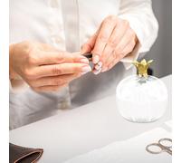 Piatto da un chiodo per chiodi per unghie Mixing per unghie tazza di gioielli a