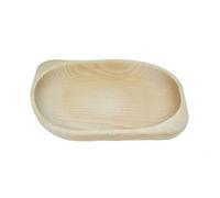 Piatto decorativo in legno per servire cibi e antipasti - rettangolare Grande