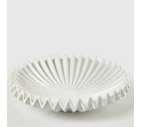 Piatto Decorativo Raggiera Rotondo H9 Avorio