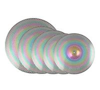 Piatto Della Batteria Piatto Muto Piatto Della Copertura Morbida Piatto Della Marmitta 14/16/18/20 Piatto Della Batteria Jazz Piatti per batteria Cymbal set (Color : 5pcs Colorful)