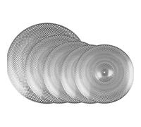Piatto Della Batteria Piatto Muto Piatto Della Copertura Morbida Piatto Della Marmitta 14/16/18/20 Piatto Della Batteria Jazz Cymbals (Color : 5-pack silver)