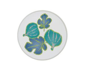 Piatto Dessert , frutta in melamina set 3 pezzi FICUS Touch-MeL Ø 21,6 cm certificato per l'uso alimentare Bianco Acquamarina Pervinca Lavanda;Verde multicolor