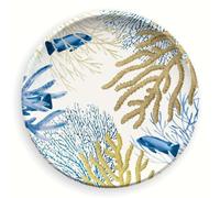 Piatto Dessert Melamina Blu CORALLO Touch-Mel ø 21,6 cm - Emporio Zani