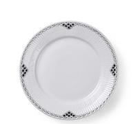 Piatto Dessert Royal Copenhagen Black Lace 22 cm | Porcellana di Lusso