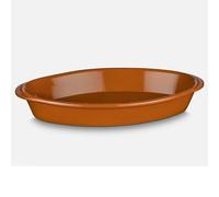 Piatto di cottura ovale terracotta - 34 x 19 cm