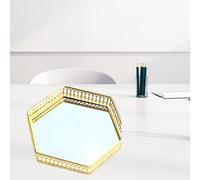 Piatto di esposizione dello spuntino del dessert del gingillo dei gioielli