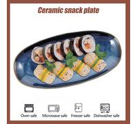 Piatto Di Frutta Decorativo Sushi Vassoio Porcellana Piastra Pesce in Ceramica