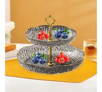 Piatto di frutta vassoio elegante per porzione per porzione decorativa per