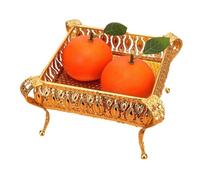 Piatto di frutta vintage di fascia alta piatto di vetro multistrato cesto di frutta moda creativo torta piatto ornamenti