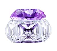 Piatto di nail art in vetro in polvere liquido tazza di manicure diamantato trasparente con coperchio polvere tazza
