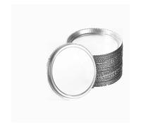 Piatto di pesata in foglio di alluminio da laboratorio, piatto for campioni usa e getta for analizzatore di umidità, diametro 50 pezzi/scatola, 90 mm