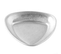 Piatto di pesata per caffè e salsa in acciaio inossidabile resistente alla ruggine, con texture artistica e funzioni multiuso (A)