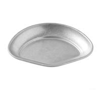 Piatto di pesata per caffè e salsa in acciaio inossidabile resistente alla ruggine, con texture artistica e funzioni multiuso (D)