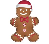 Piatto di Portata Gingerbread Omini Biscottini L.25cm di Porcellana EASY LIFE