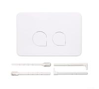 Piatto di risciacquo per cisterna WC compatibile con Geberit UP300 UP320 e Sigma-all Series Tasti di risciacquo bicolore per risciacquo parziale e completo, aspetto minimalista, facile da installare