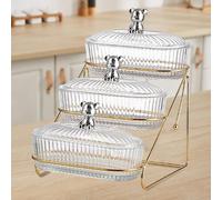 Piatto di Servizio di Frutta con Scaffale per Snack E Dolci in Cucina