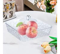 Piatto di snack quadrato decorativo per il vassoio per centrotavola da