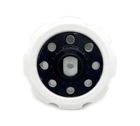 Piatto di supporto da 5 pollici, 123 mm, ricambio compatibile con Makita PO5000C PO6000C DPO500Z DPO600Z DPO600Z DPO600TKX1 lucidatrice orbita 8 fori