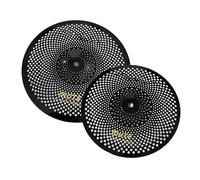 Piatto di tamburo Piatti A Basso Volume A Due Pezzi Piatto Splash Da 10 Pollici E Piatto Muto Nero Da 12 Piatti Splash Per Set Di Batteria