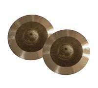 Piatto di tamburo Una Coppia Di Piatti Hi-Hat Da 15 Pollici Piatti Fatti A Mano Per Batteristi (Color : 02)