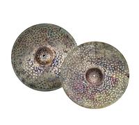 Piatto di tamburo Una Coppia Di Piatti Hi-Hat Da 15 Pollici Piatti Fatti A Mano Per Batteristi (Color : 05)
