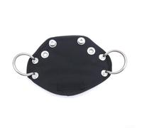 Piatto di testa nero di immersione subacquea con la maniglia dell'acciaio inossidabile per Sidemount per l'installazione del bordo del Bcd