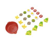 Piatto di Verdure Giocattolo Educativo per Bambini Sviluppa abilità di Gioco Fantasiosa Set da Cucina con Verdure Realistiche Ideali per le attività in età Prescolare