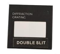 Piatto di vetro della trasmissione della griglia di diffrazione, componente ottica nera di 50x50mm per la ricerca scientifica e dimostrazioni di insegnamento, gamma di lunghezza d'onda (0.02mm+penna)