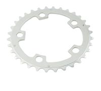 Piatto disco bici 94 esterno 5 punte compatto Specialités T.A. Argenté